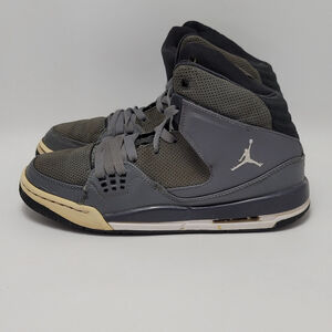 Kids Nike Air Jordan Flight SC-1 Sneakers Shoes Dark Grey 2010 Size 6.5Y